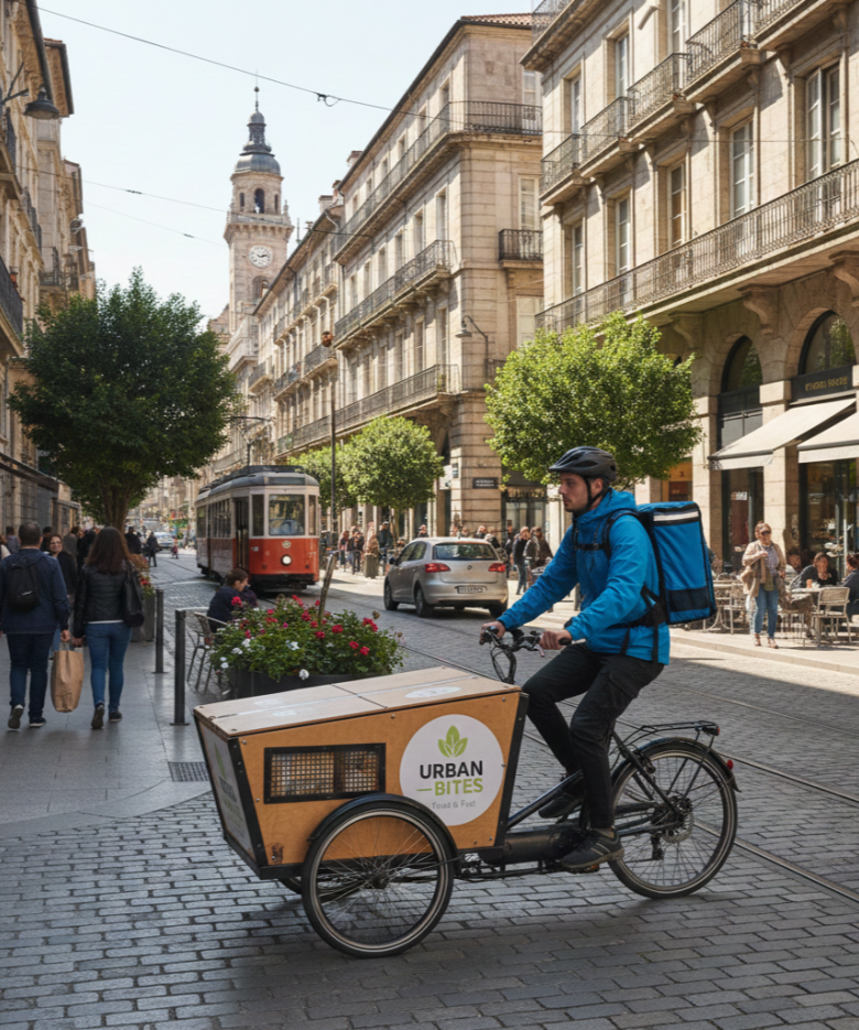 livraison traiteur urbaine : alternatives aux camions